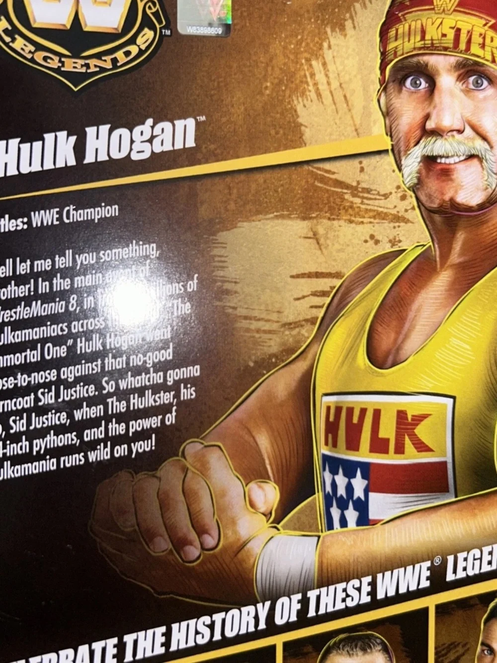Mattel WWE Elite Collection Legends Series 24 Hulk Hogan Action Figure